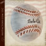 Babe Ruth Custom Door Pull Baseball With Facsimile Signature