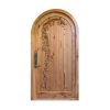 custom hand carved wine cellar door