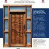 hand carved wilderness theme door