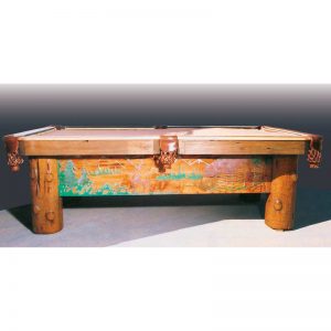 Pool Table Solid Copper Inlaid Wilderness Theme