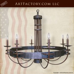 Solid Iron Chandelier