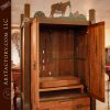 custom western style armoire