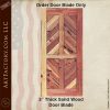 diagonal planked entrance door blad only