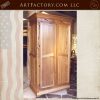 handmade custom wooden armoire