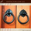 hand forged iron ring pulls