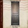 rustic two panel wooden door