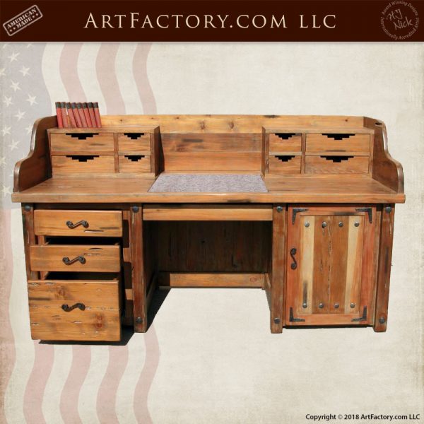 solid wood craftsman desk