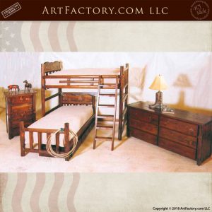 custom western bunk beds