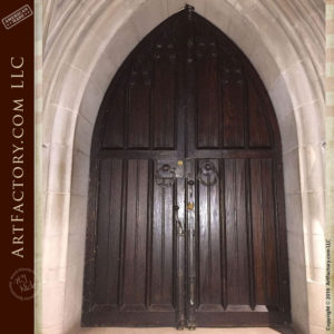 custom cathedral entrance door