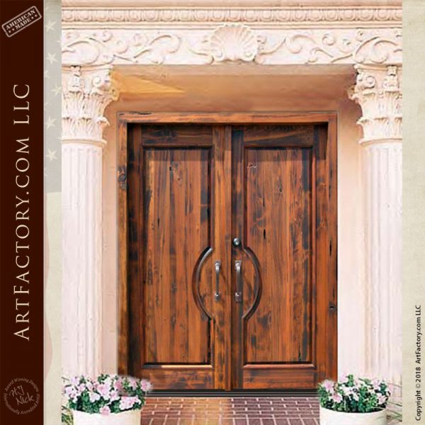 solid wood grand entrance