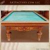 hand carved carom table