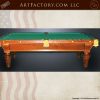 custom handmade pool table