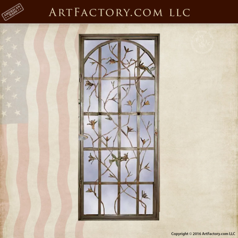 Door Grills Custom Decorative Wrought Iron Security Grills