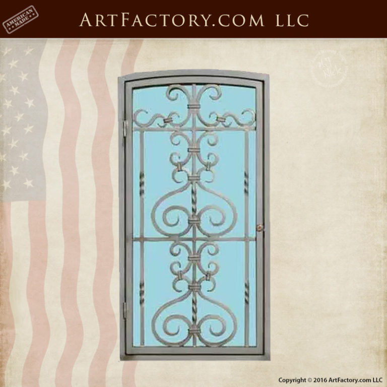 Custom Security Door Grills Hand Iron security door grills