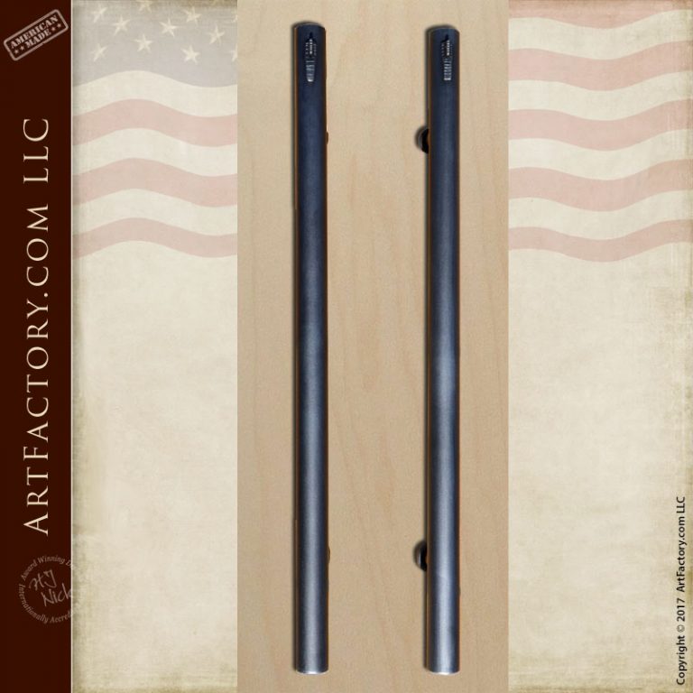 Custom Pistol Door Handles Revolver Door Pull With Backplate