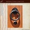 wrought iron gate ring pull