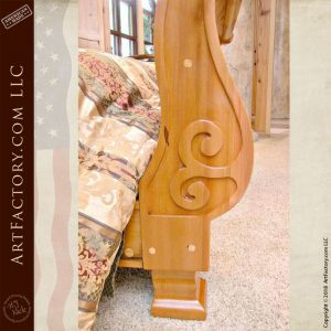 sleigh bed foot board