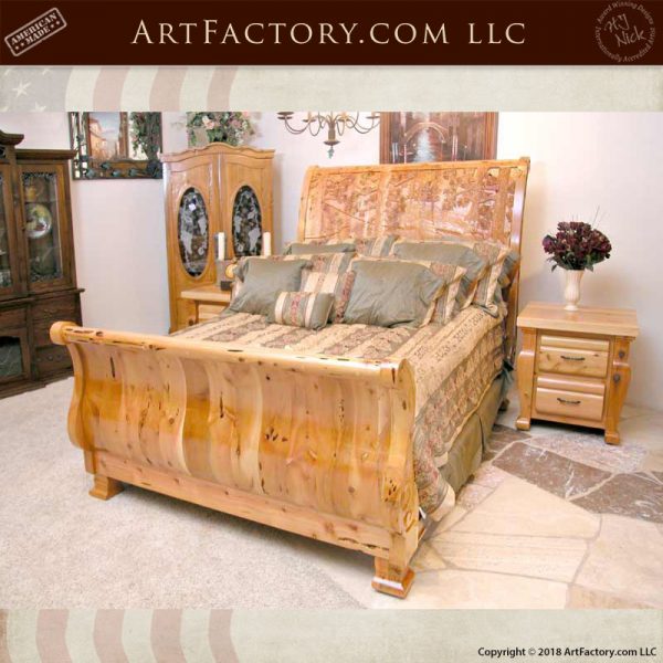 carved-sleigh-bed