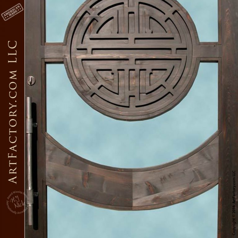 Japanese Custom Design Door 14th Century Himeji Castle Inspired