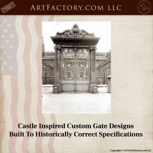 historic French palace gate