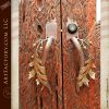 autumn forest inspired entrance doors