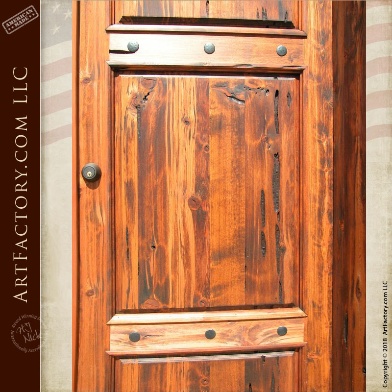 Solid Wood Front Double Door Design Pictures