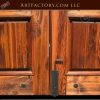 solid wood double doors