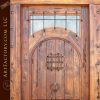 custom handcrafted entrance door