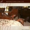 hand carved canopy bed