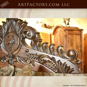 Hand Carved Canopy Bed: Design Inspired By Ireland's Castle Oliver