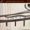 fine art iron driveway gate