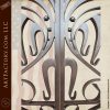 fine art iron driveway gate