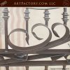 fine art iron driveway gate