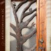 wildlife tree hand carved door