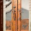 wildlife tree hand carved door