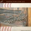 hand carved art nouveau door