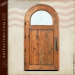 Thomas Kinkade Cottage Inspired Door: Hand Carved Christmas Tree