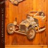 Classic Car Carved Door