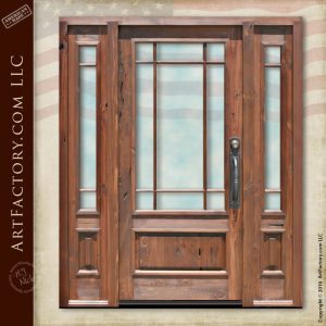 Solid American Craftsman Door