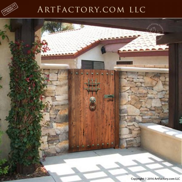Thick Handcrafted Fortress Gate