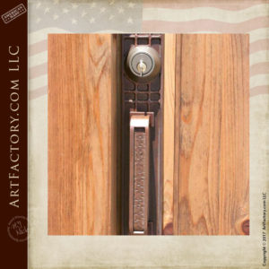 American craftsman style door pull