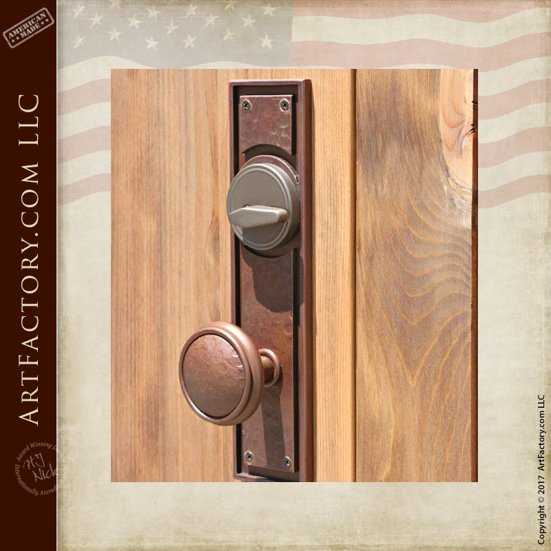 American craftsman style door pull