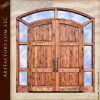 eyebrow arched entrance doors