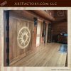 Nautical Compass Inlay Entrance Door