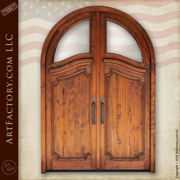 Custom Art Nouveau Arched Door