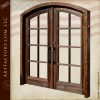 arched French doors