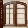 arched French doors