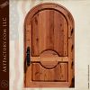 custom arched carved door back
