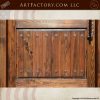 bottom door panel wood planks