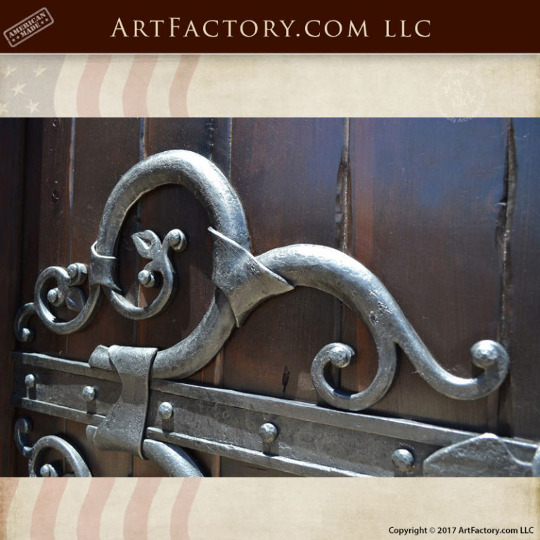 Decorative Wrought Iron Hinges Beautifully Handcrafted